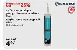 Home Hardware Acrylic Trim & Moulding Interior Caulking offer