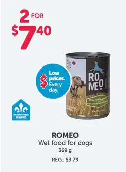 Mondou ROMEO Wet food for dogs offer