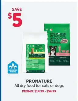 Mondou PRONATURE All dry food for cats or dogs offer