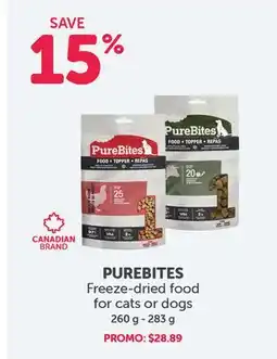 Mondou PUREBITES Freeze-dried food for cats or dogs offer