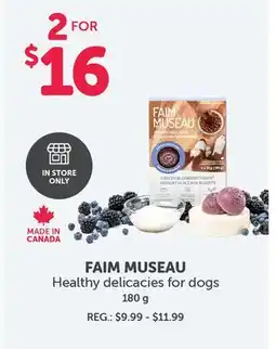 Mondou FAIM MUSEAU Healthy delicacies for dogs offer
