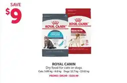 Mondou ROYAL CANIN Dry food for cats or dogs offer