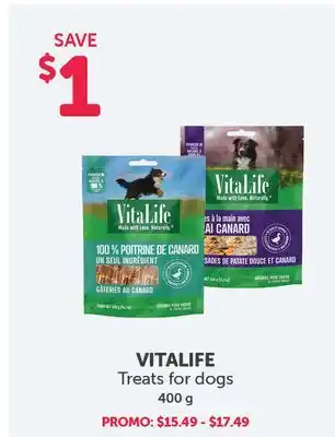 Mondou VITALIFE Treats for dogs offer