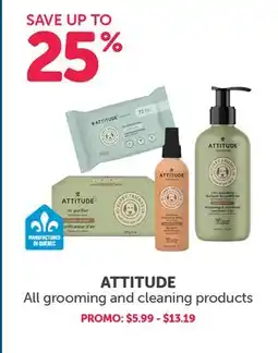 Mondou ATTITUDE All grooming and cleaning products offer