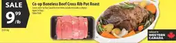 Co-op Co-op boneless beef cross rib pot roast offer