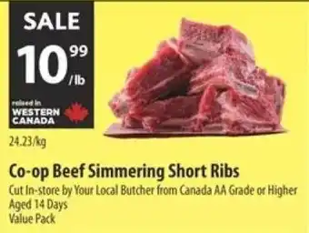 Co-op Co-op beef simmering short ribs offer