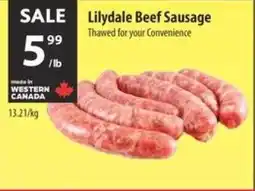 Co-op Lilydale beef sausage offer
