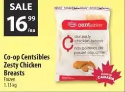 Co-op Co-op centsibles zesty chicken breasts offer