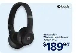 Walmart beats Solo 4 Wireless Headphones offer