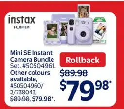 Walmart Mini SE Instant Camera Bundle offer