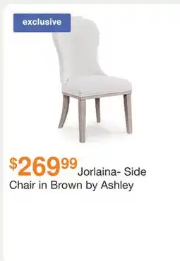 Ashley Furniture Jorlaina- Side Chair in Brown by Ashley offer