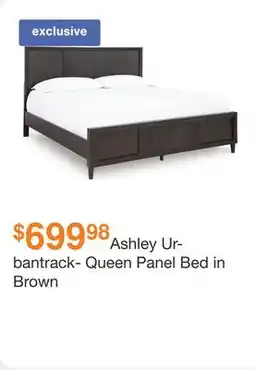 Ashley Furniture Ashley Urbantrack- Queen Panel Bed in Brown offer