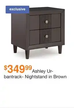 Ashley Furniture Ashley Urbantrack- Nightstand in Brown offer