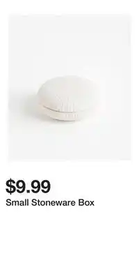 H&M Small Stoneware Box offer