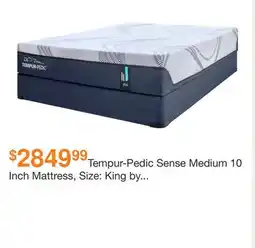 Ashley Furniture Tempur-Pedic Sense Medium 10 Inch Mattress, Size: King by Tempur-Canada offer