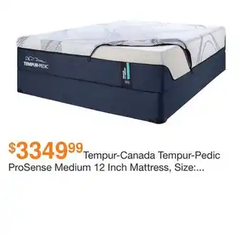 Ashley Furniture Tempur-Canada Tempur-Pedic ProSense Medium 12 Inch Mattress, Size: Queen offer