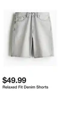 H&M Relaxed Fit Denim Shorts offer