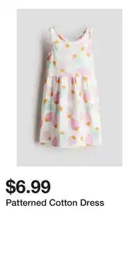 H&M Patterned Cotton Dress offer