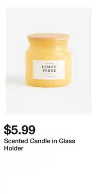 H&M Scented Candle in Glass Holder offer