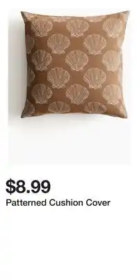 H&M Patterned Cushion Cover offer
