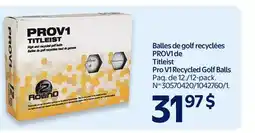 Walmart Pro V1 Recycled Golf Balls offer
