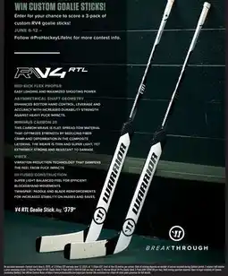 Hockey Life V4 RLT Goalie Stick offer