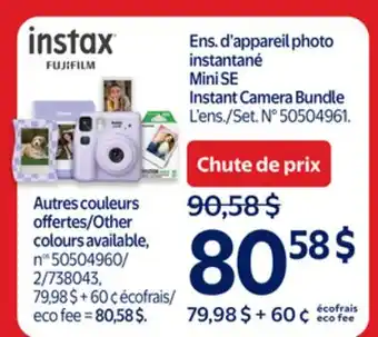 Walmart Mini SE Instant Camera Bundle offer