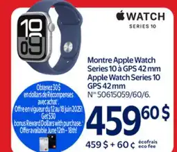 Walmart Apple Watch Serie 10 GPS 42 mm offer
