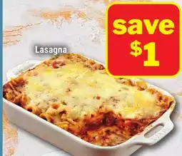 M & M Food Market Deluxe Meat Lasagna offer