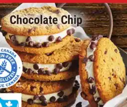 M & M Food Market Ice Cream Cookie Sandwiches Chocolate Chip offer