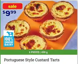 M & M Food Market Portuguese Style Custard Tarts offer