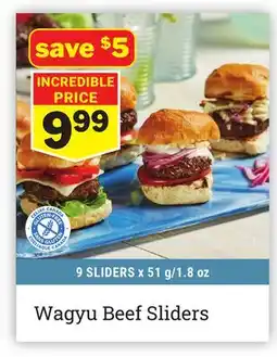 M & M Food Market Wagyu Beef Sliders offer