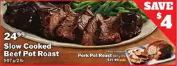 M & M Food Market Slow Cooked Beef Pot Roast offer