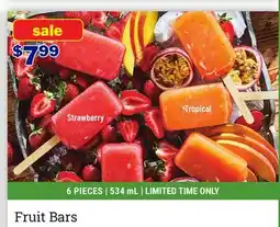 M & M Food Market Fruit Bars offer