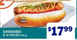 M & M Food Market Sausages Mild Italian offer