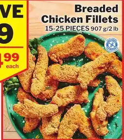 M & M Food Market Breaded Chicken Fillets offer
