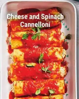 M & M Food Market Cheese and Spinach Cannelloni offer