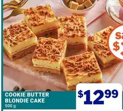M & M Food Market COOKIE BUTTER BLONDIE CAKE offer