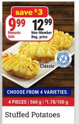 M & M Food Market Stuffed Potatoes offer