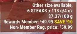 M & M Food Market Bacon wrapped fillet mignons offer