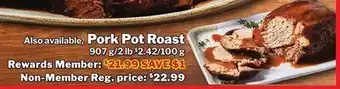 M & M Food Market Pork Pot Roast offer