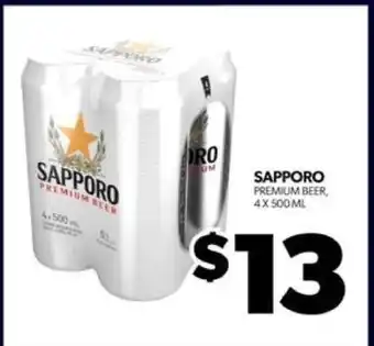 Real Canadian Liquorstore Sapporo Premium Beer offer