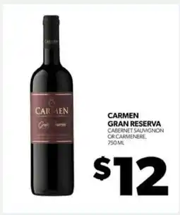 Real Canadian Liquorstore Carmen Gran Reserva offer