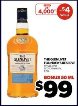 Real Canadian Liquorstore The Glenlivet Founder's Reserve offer