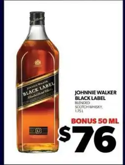 Real Canadian Liquorstore Johnnie Walker Black Label offer