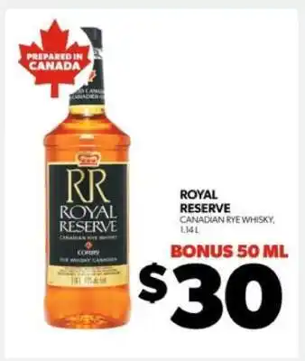 Real Canadian Liquorstore Royal Reserve offer
