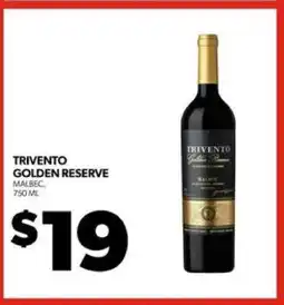 Real Canadian Liquorstore Trivento Golden Reserve offer