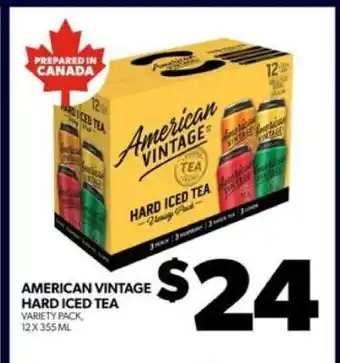Real Canadian Liquorstore American Vintage Hard Iced Tea offer