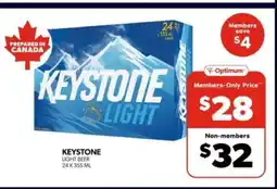 Real Canadian Liquorstore Keystone Light Beer offer