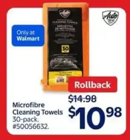 Walmart Microfibre Cleaning Towels offer